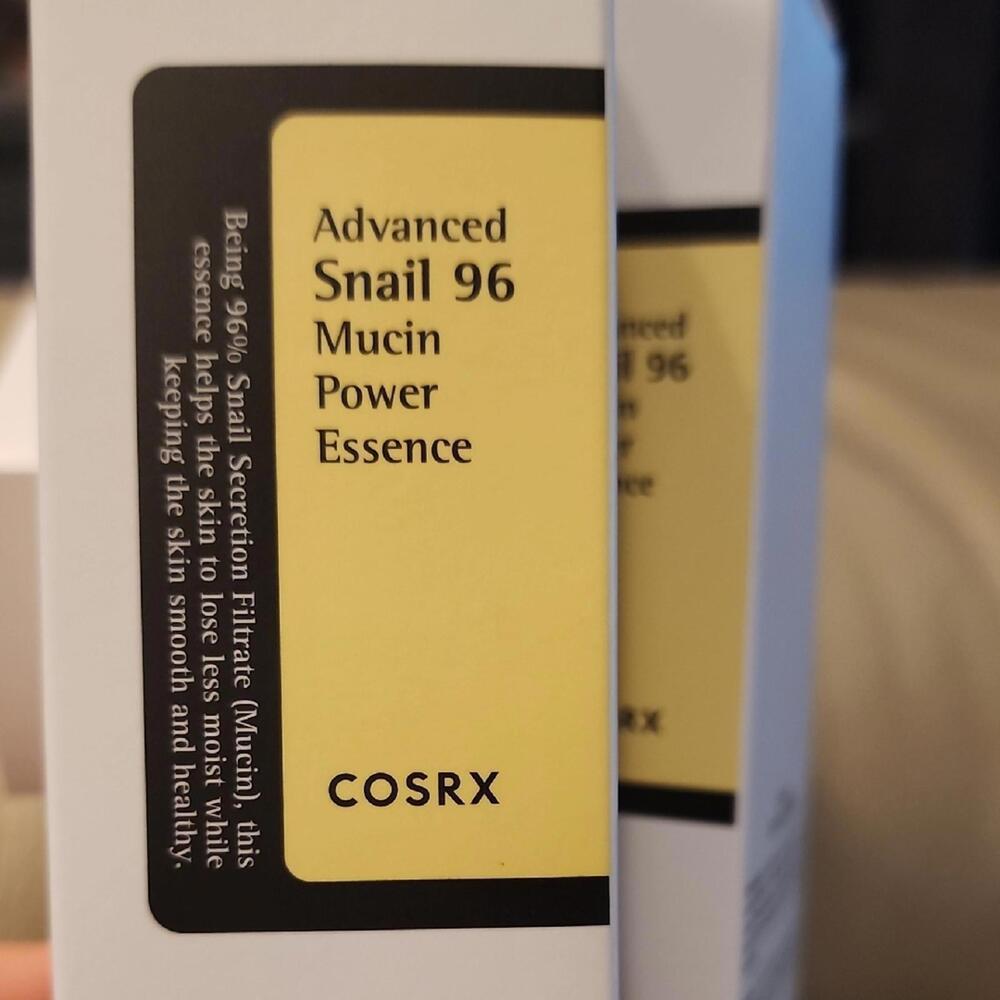 COS Advanced Snail 96 Mucin Power Essence NO HARM TO SNAILS. HYDRATE, REVITALIZE